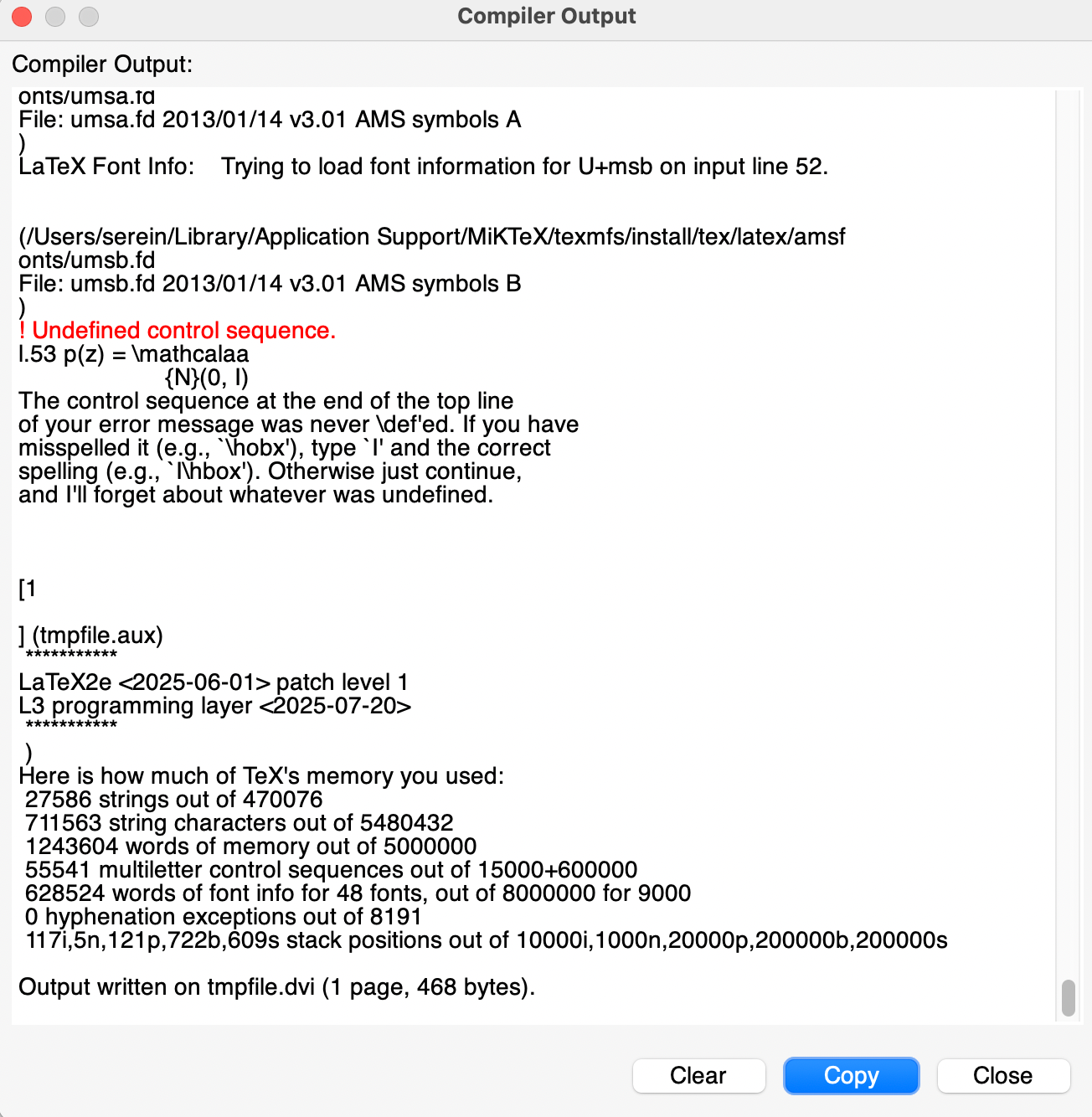 Insert Formula Inline