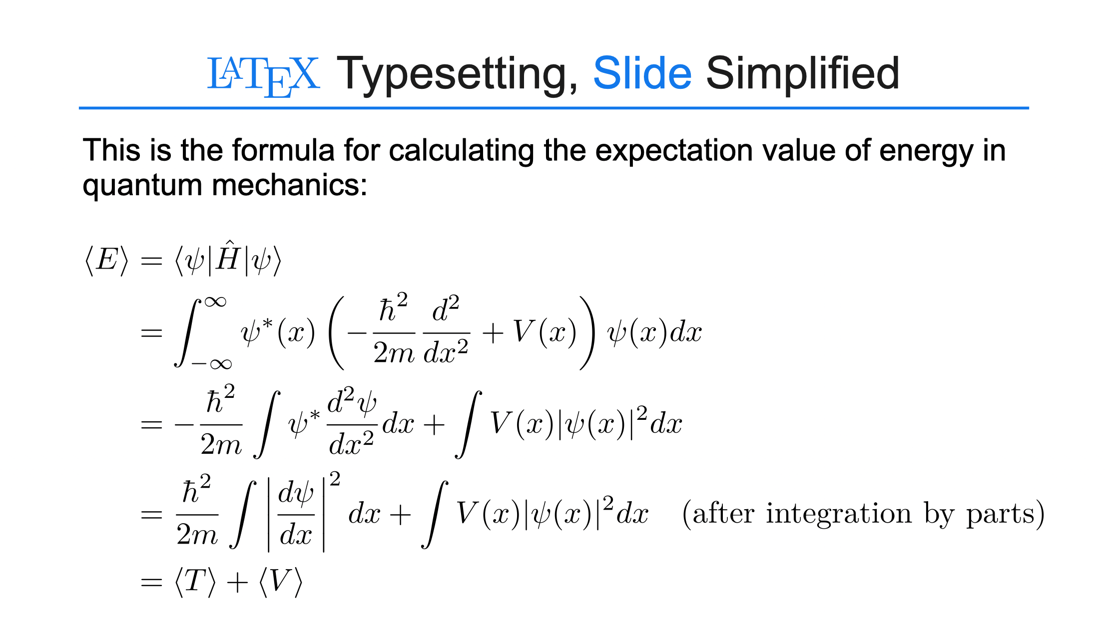 Insert Formula Inline